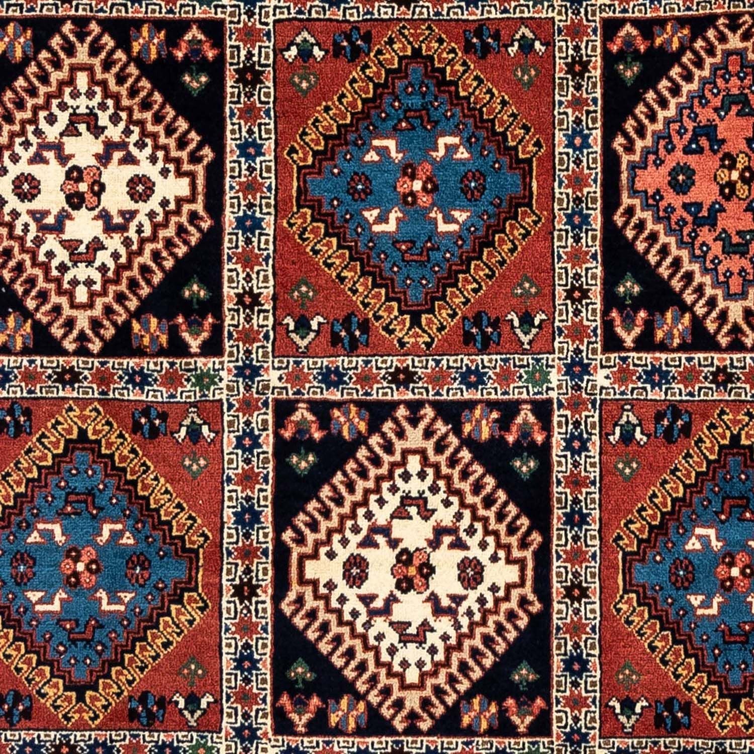 Persisk tæppe - Nomadisk - 312 x 215 cm - mørkeblå