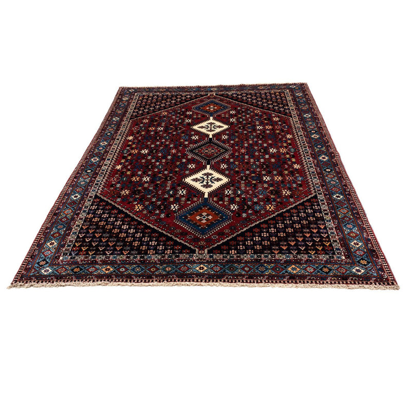 Persisk tæppe - Nomadisk - 320 x 205 cm - mørkerød