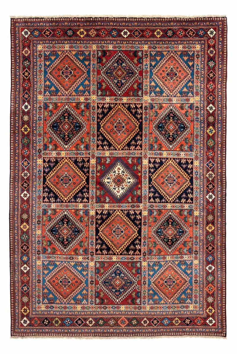Persisk tæppe - Nomadisk - 295 x 205 cm - lysrød