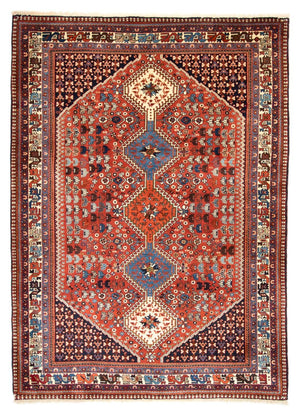 Persisk tæppe - Nomadisk - 213 x 152 cm - rød