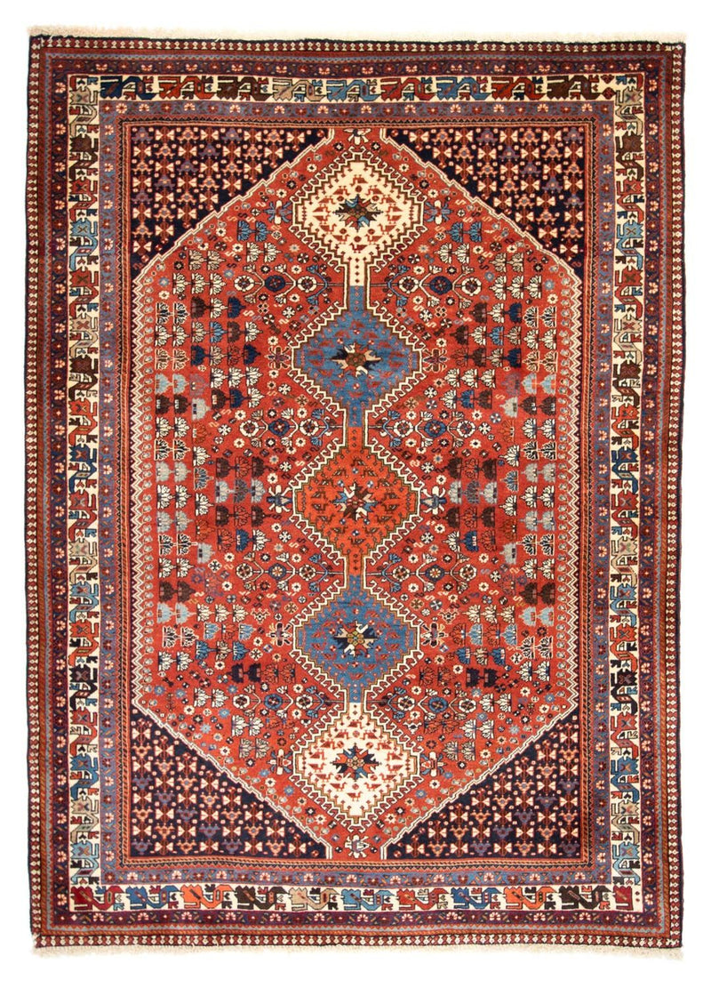 Persisk tæppe - Nomadisk - 213 x 152 cm - rød