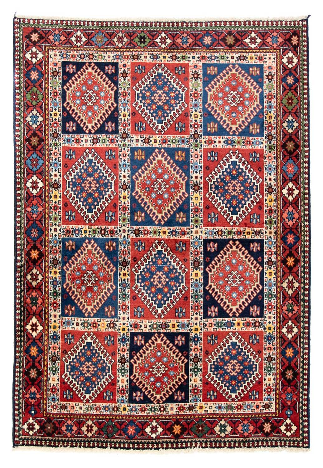 Persisk tæppe - Nomadisk - 200 x 140 cm - flerfarvet