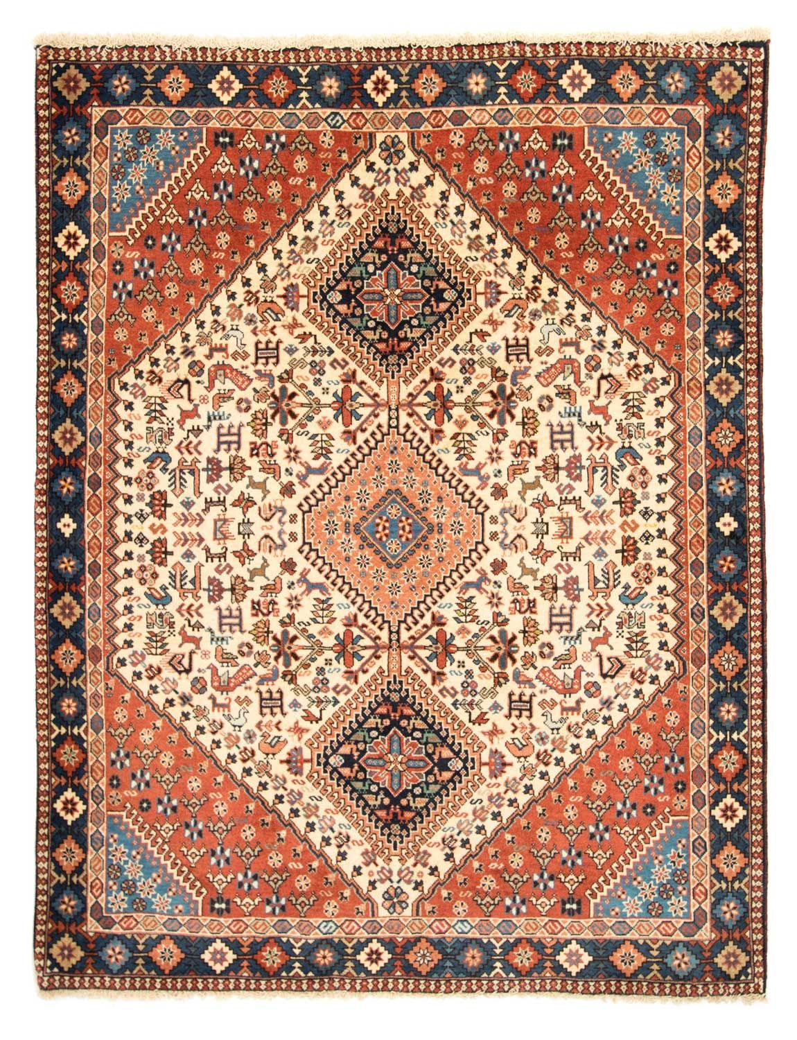 Persisk tæppe - Nomadisk - 193 x 150 cm - beige