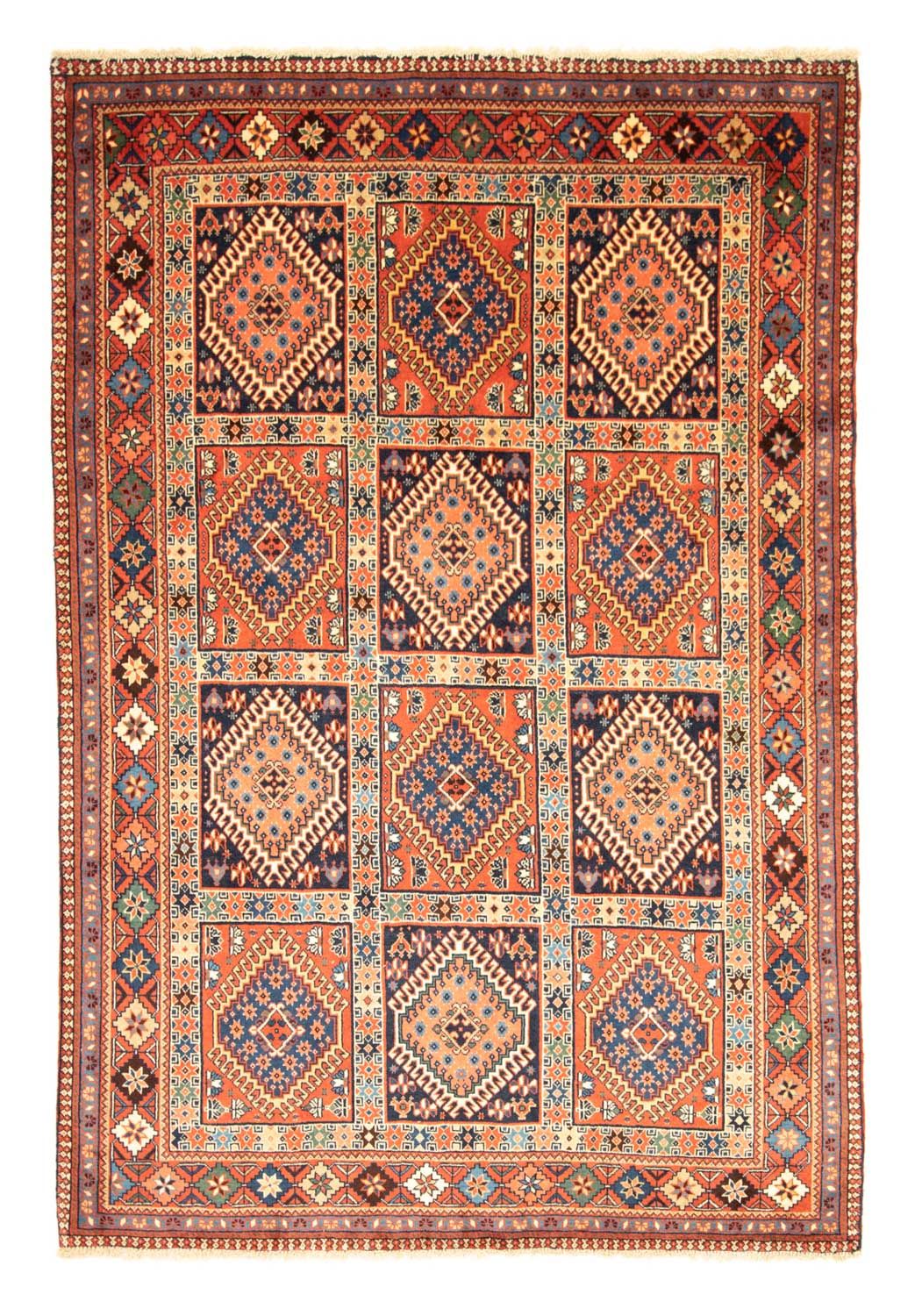 Persisk tæppe - Nomadisk - 220 x 148 cm - flerfarvet
