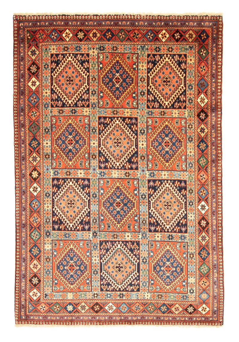 Persisk tæppe - Nomadisk - 220 x 148 cm - flerfarvet