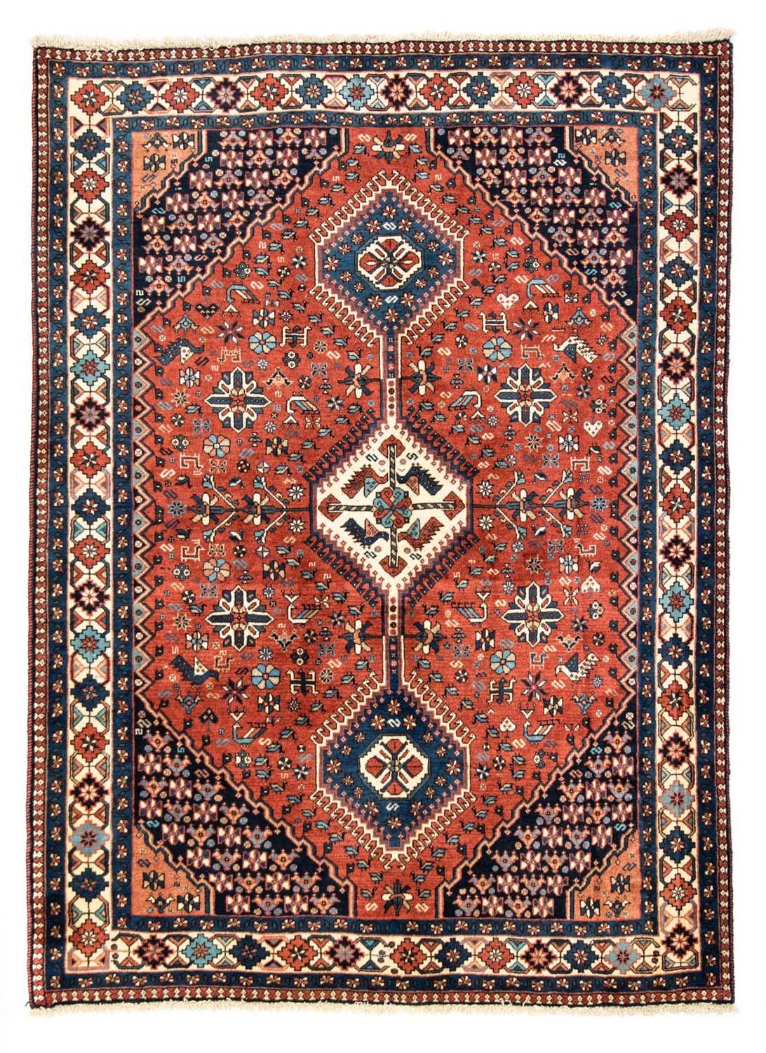 Persisk tæppe - Nomadisk - 195 x 145 cm - rød