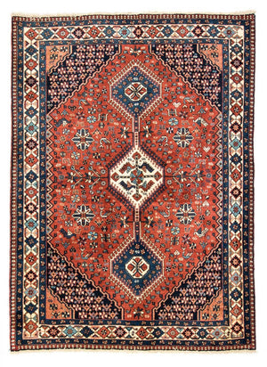 Persisk tæppe - Nomadisk - 195 x 145 cm - rød