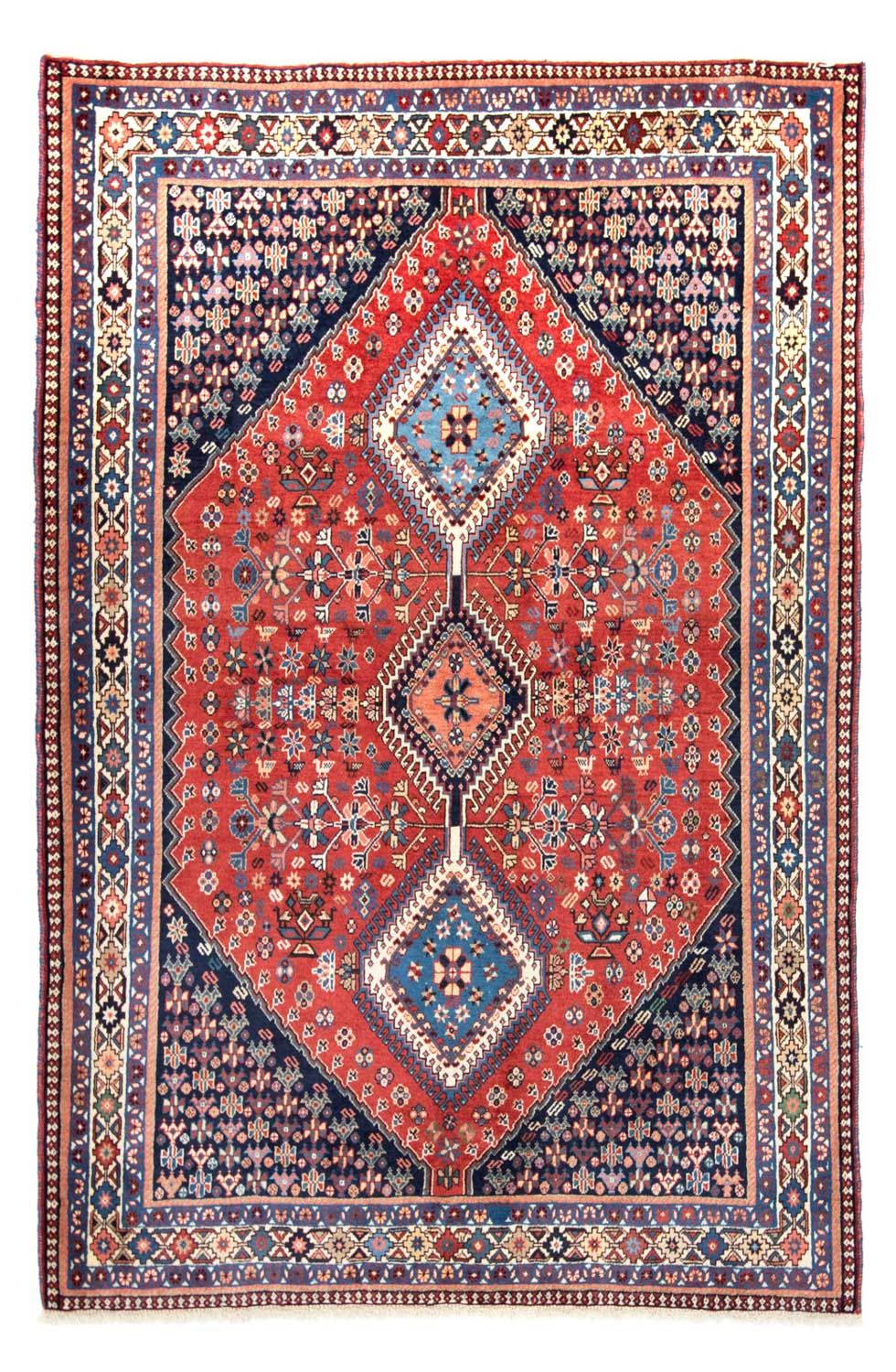 Persisk tæppe - Nomadisk - 203 x 150 cm - rød