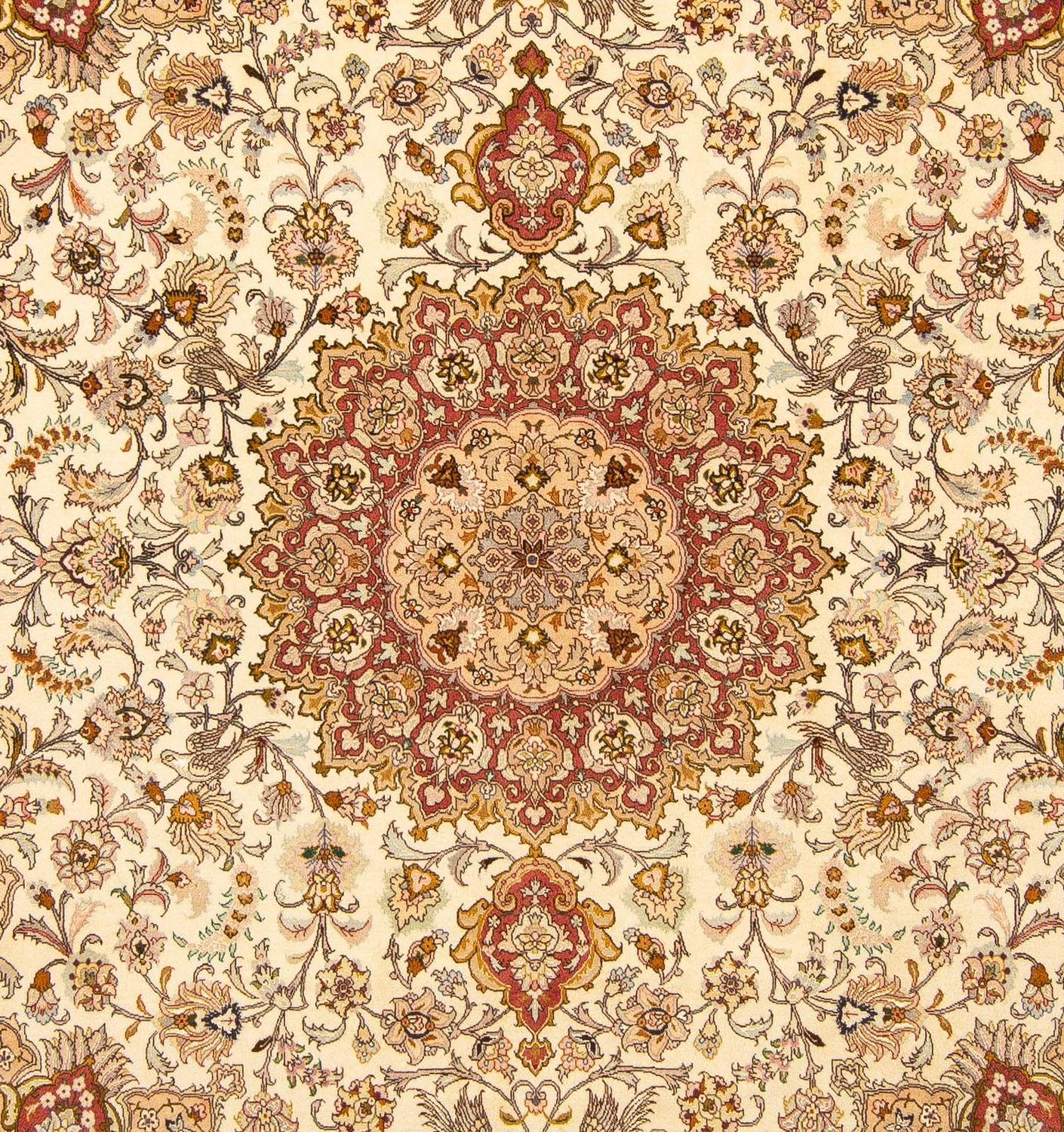 Persisk tæppe - Tabriz - Royal - 250 x 198 cm - beige