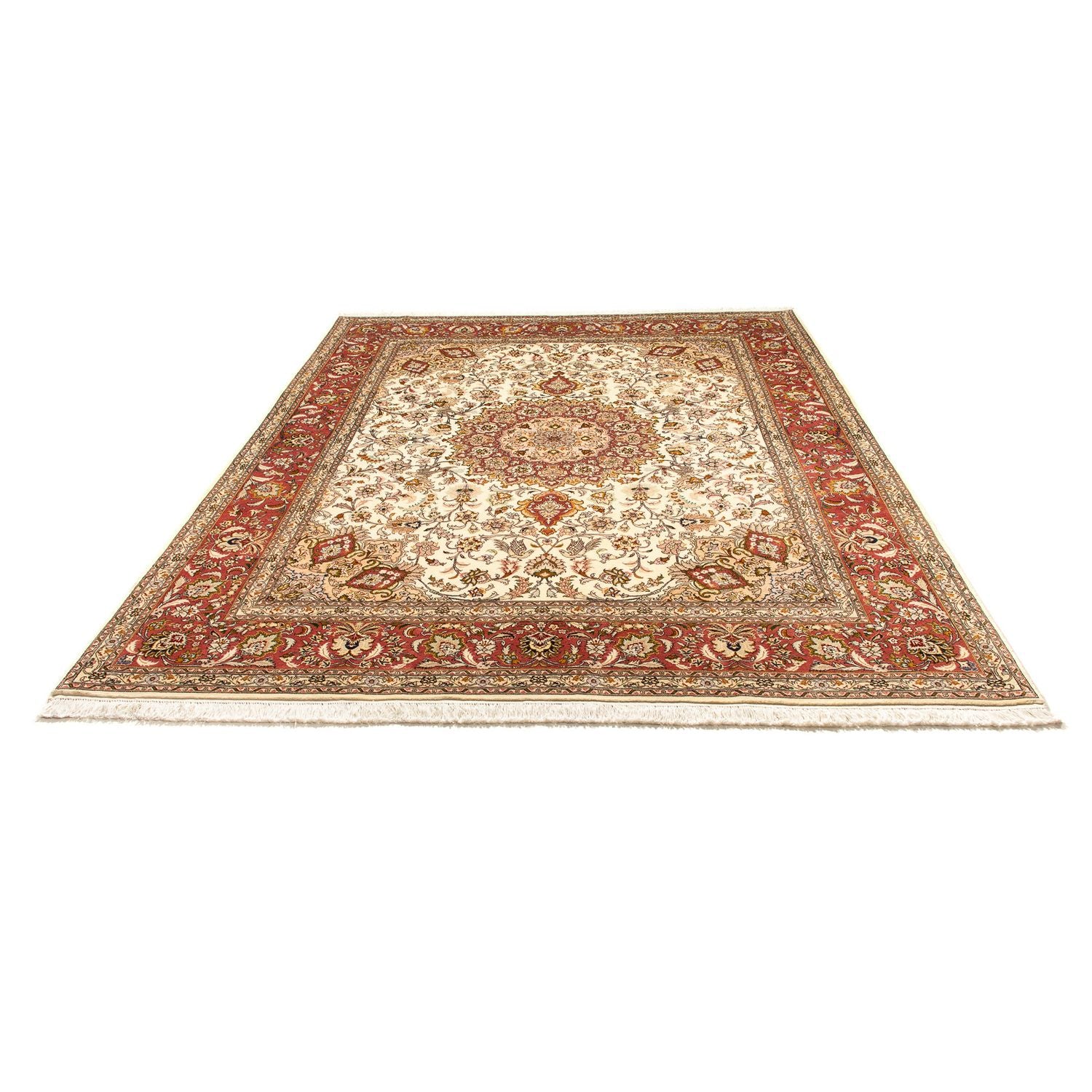 Persisk tæppe - Tabriz - Royal - 250 x 198 cm - beige