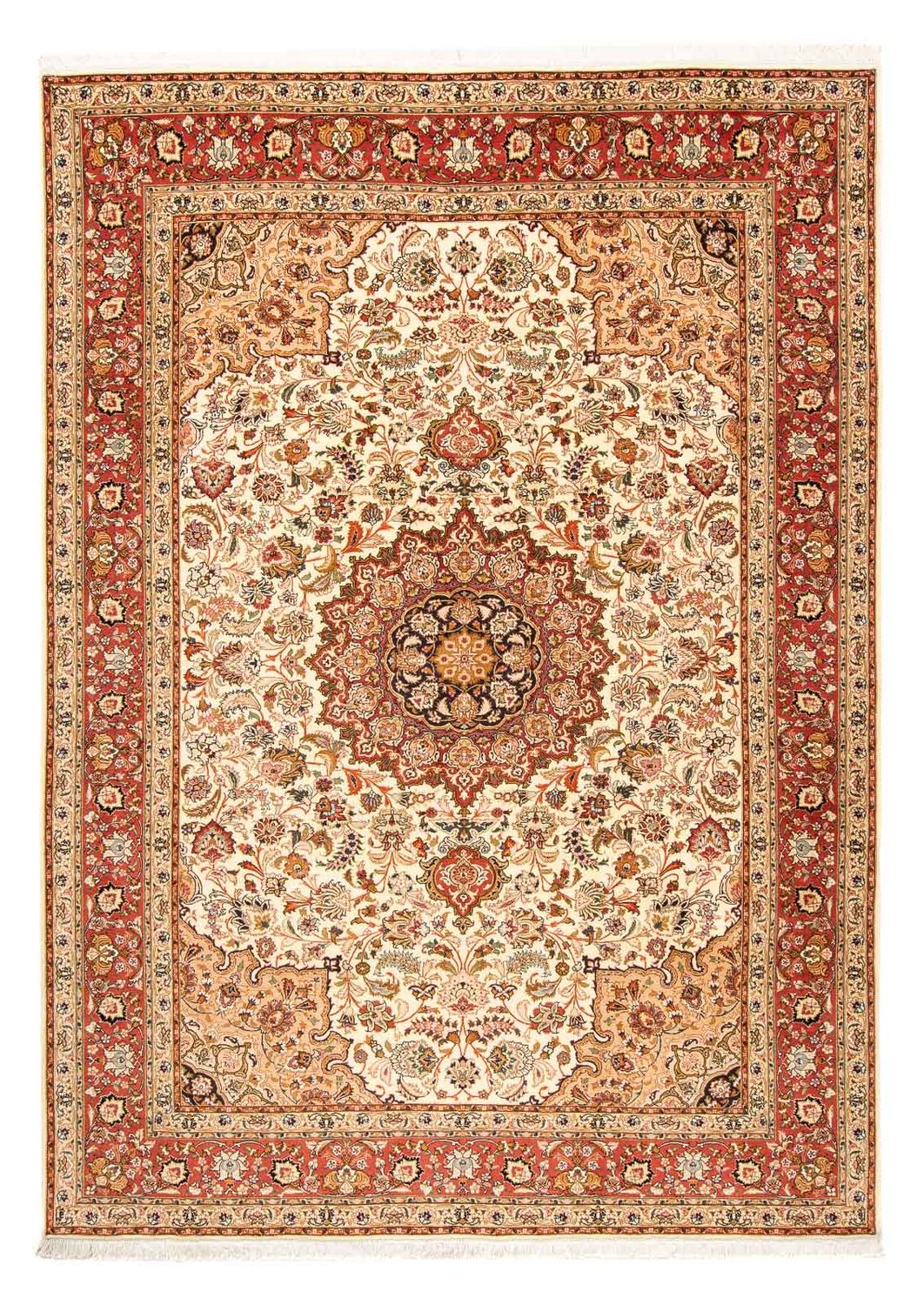 Persisk tæppe - Tabriz - Royal - 280 x 204 cm - beige