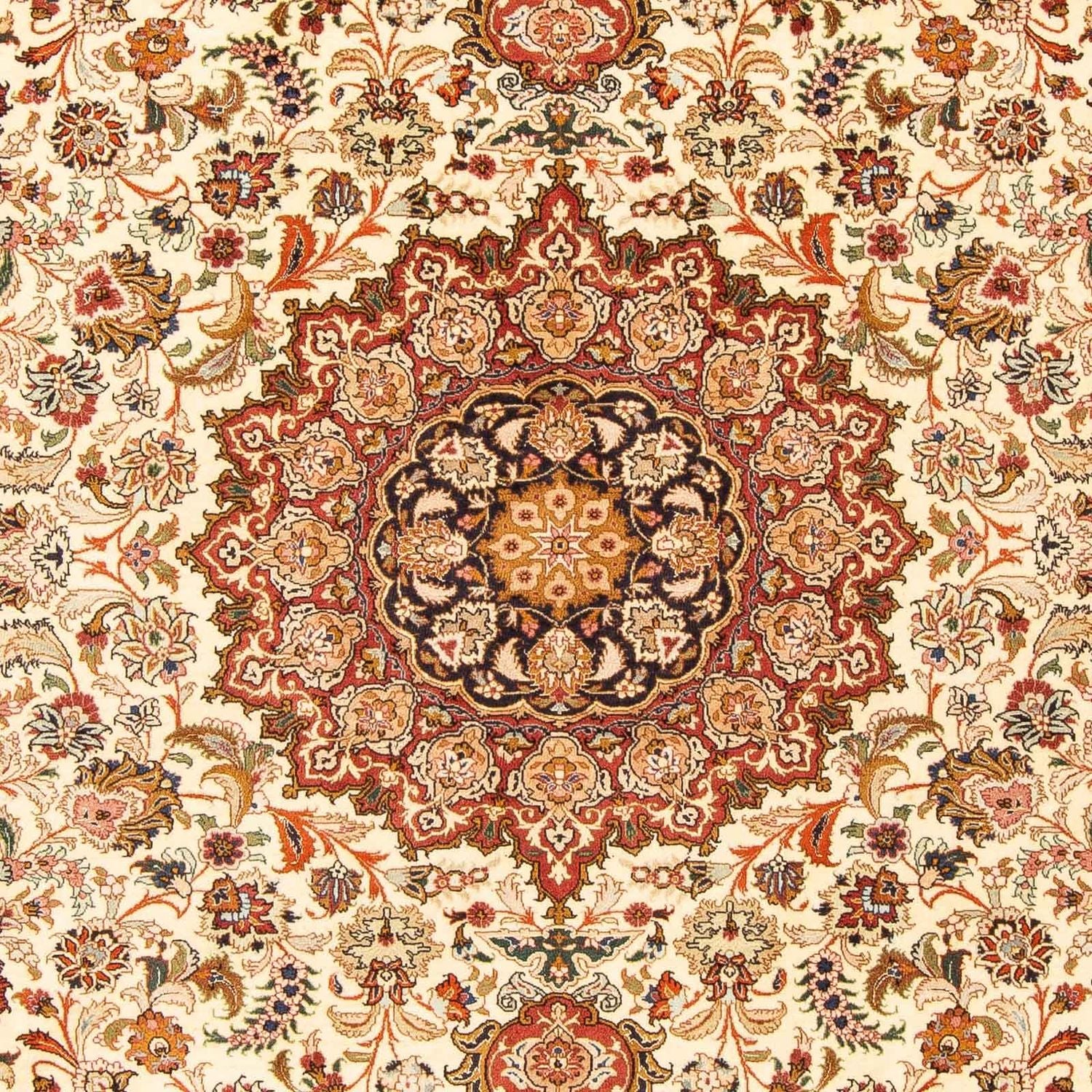 Persisk tæppe - Tabriz - Royal - 280 x 204 cm - beige