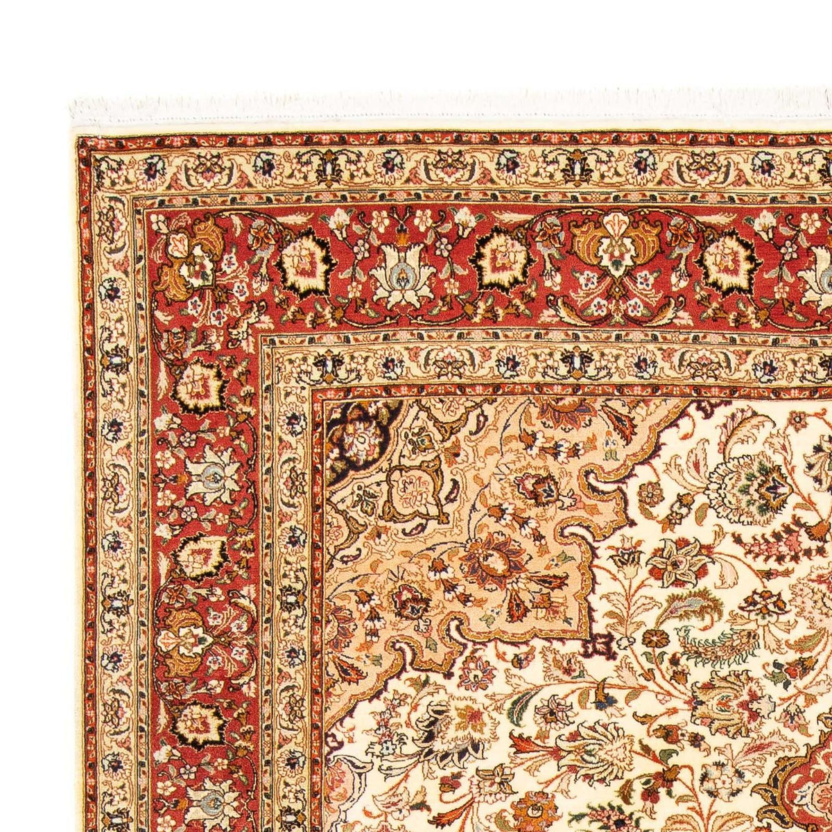 Persisk tæppe - Tabriz - Royal - 280 x 204 cm - beige