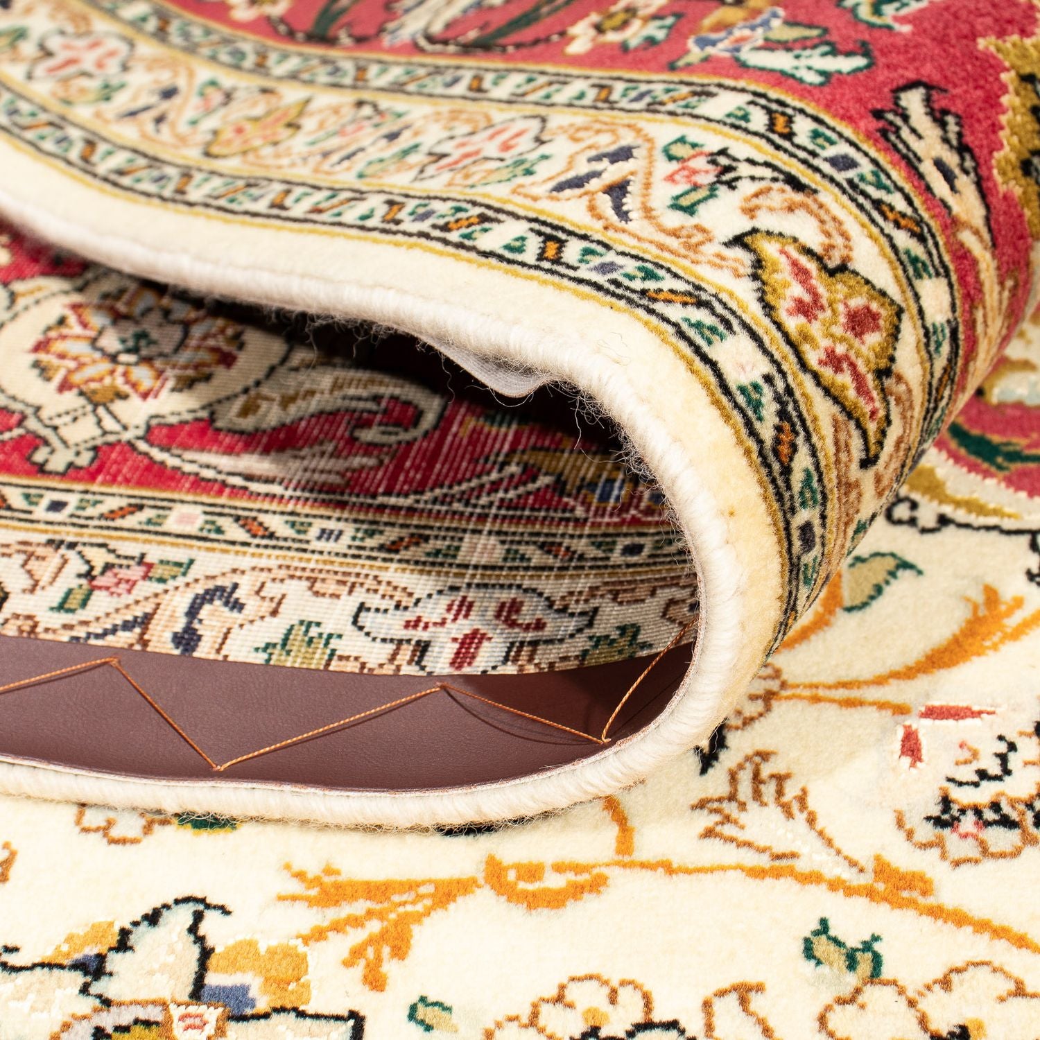 Persisk tæppe - Tabriz - Royal - 251 x 204 cm - beige