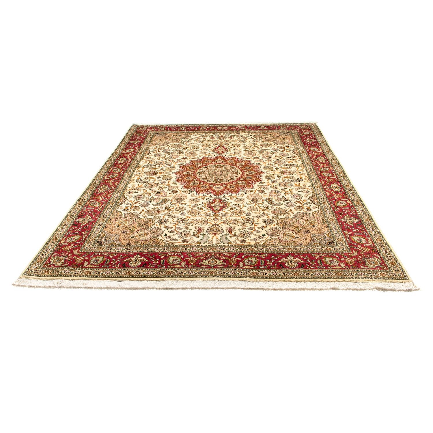 Persisk tæppe - Tabriz - Royal - 251 x 204 cm - beige