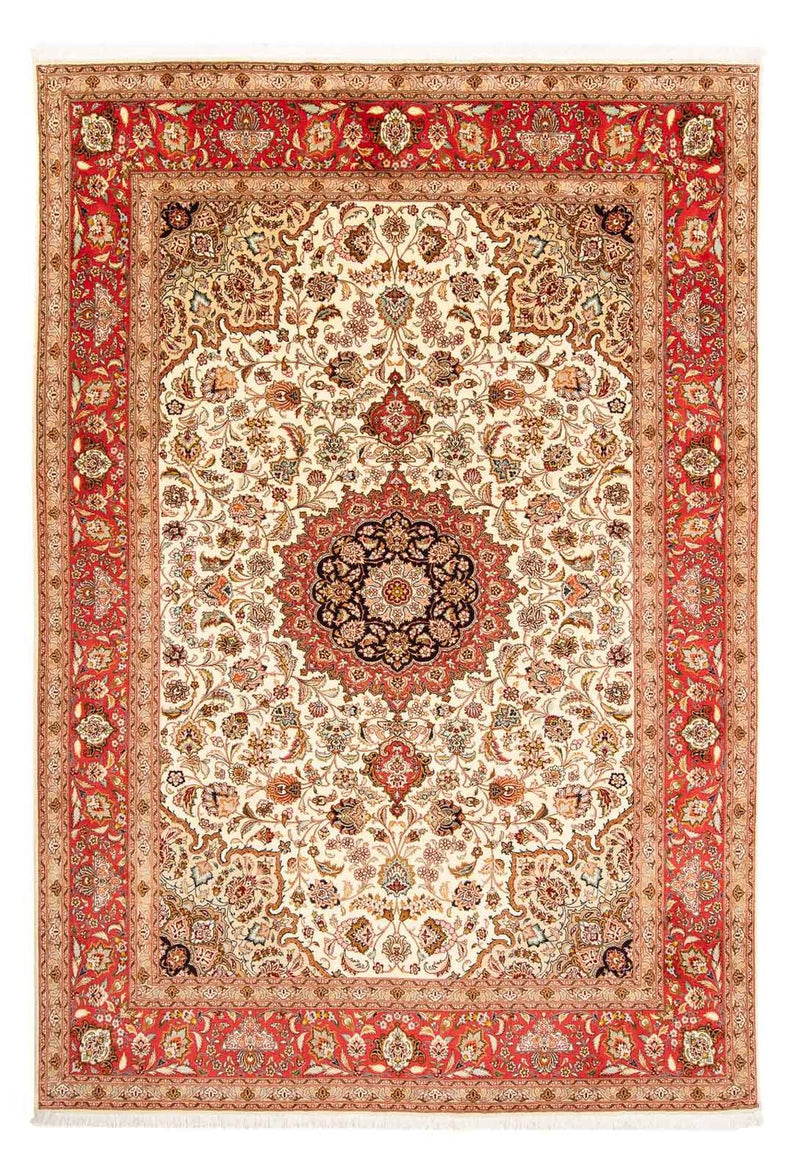Persisk tæppe - Tabriz - Royal - 296 x 204 cm - rød