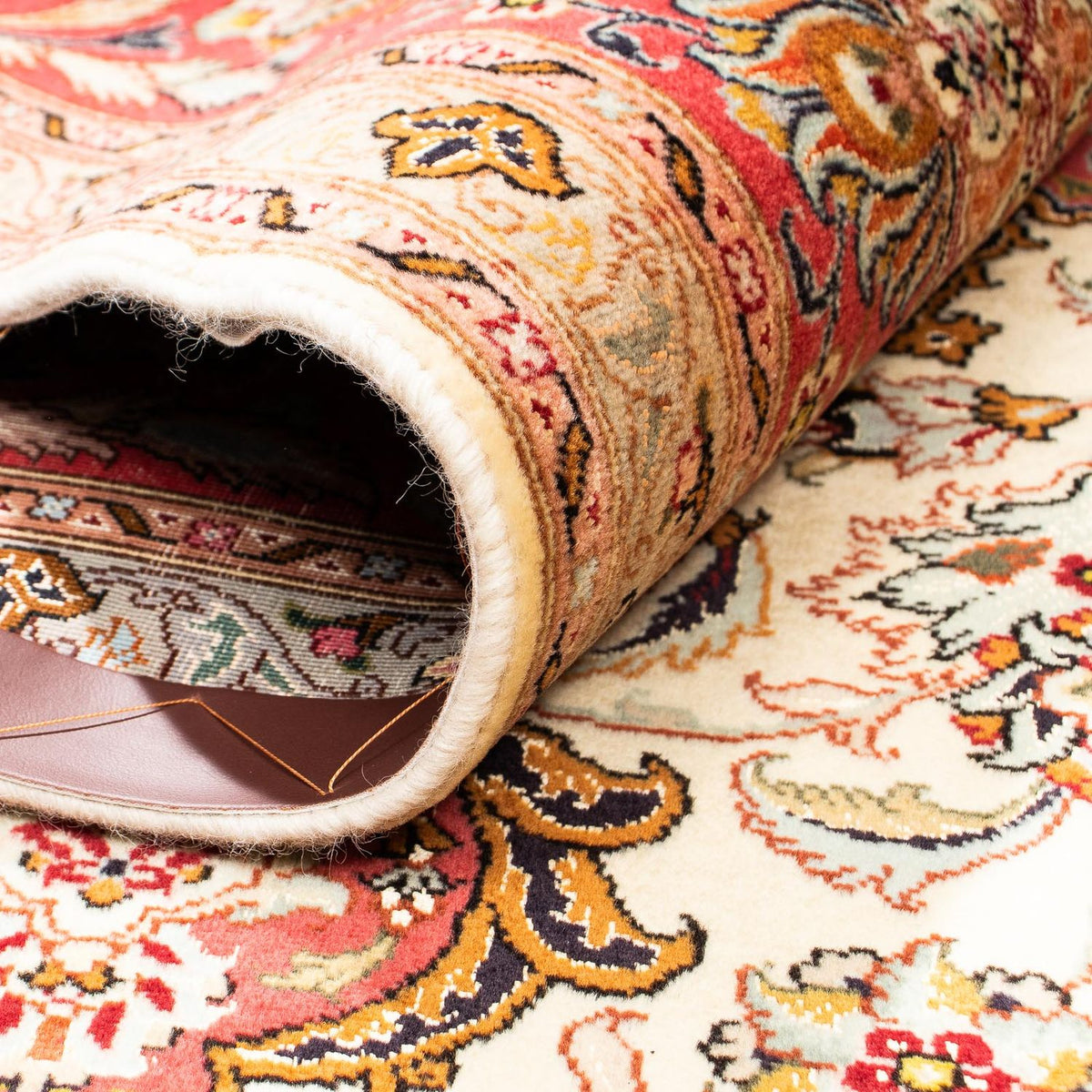 Persisk tæppe - Tabriz - Royal - 296 x 204 cm - rød