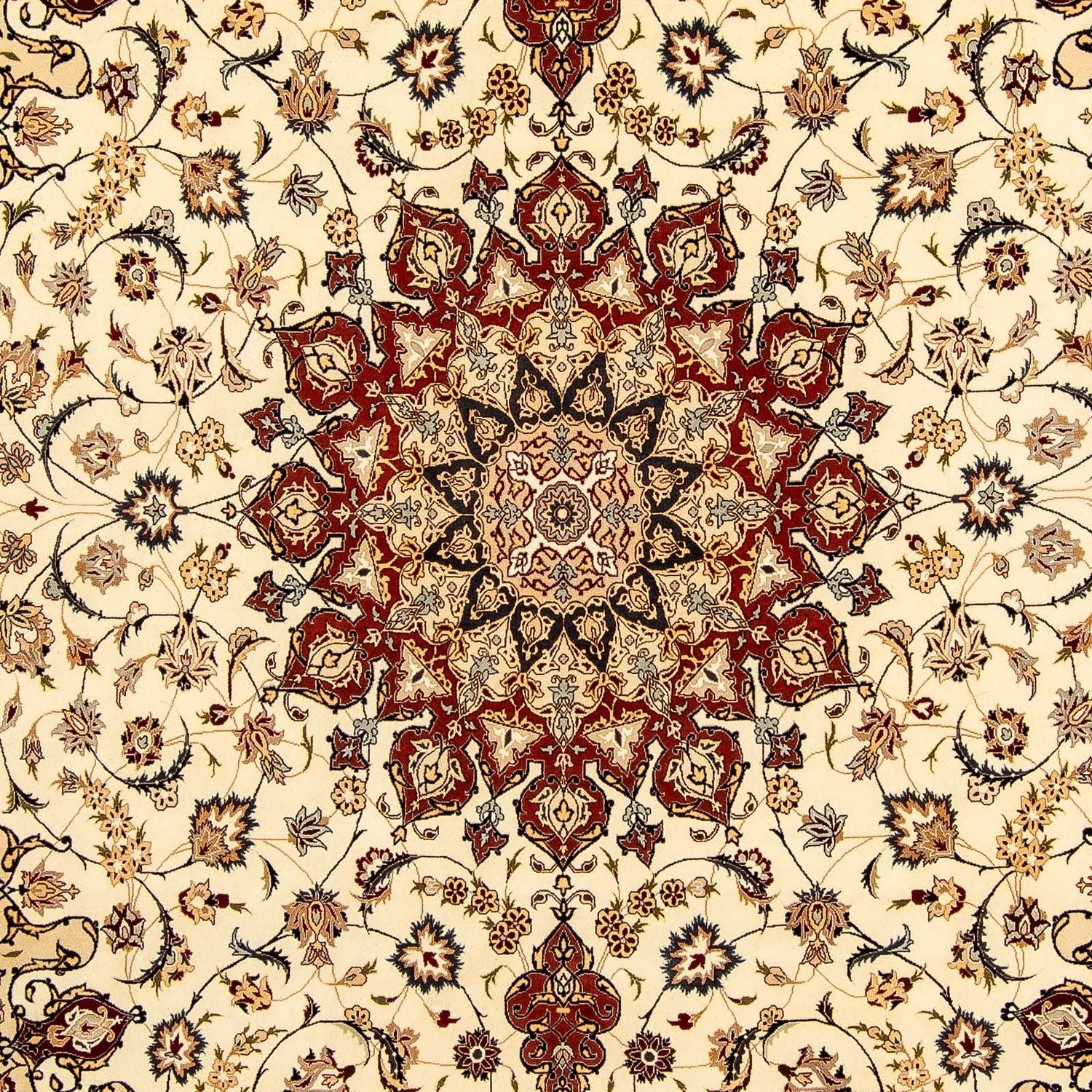 Persisk tæppe - Tabriz - Royal - 372 x 251 cm - beige