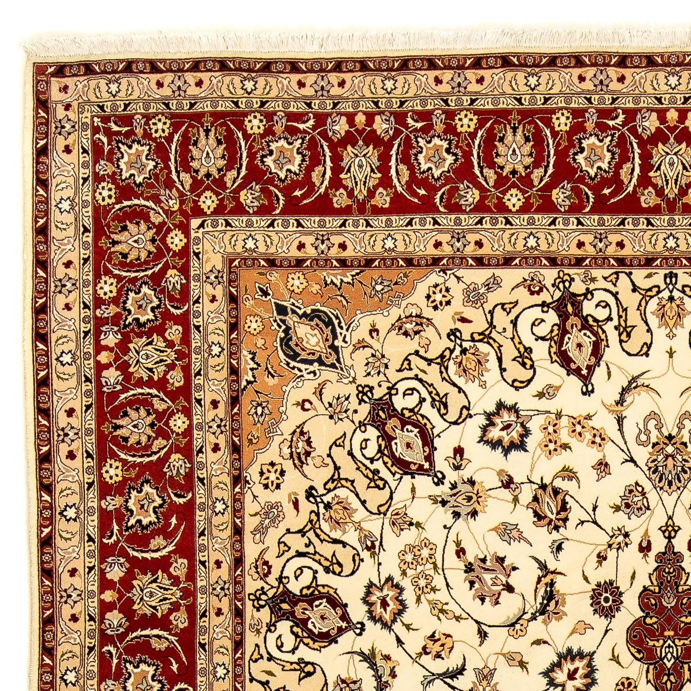 Tabriz - 50 Raj Tæppe 372x251cm - Persisk tæppe