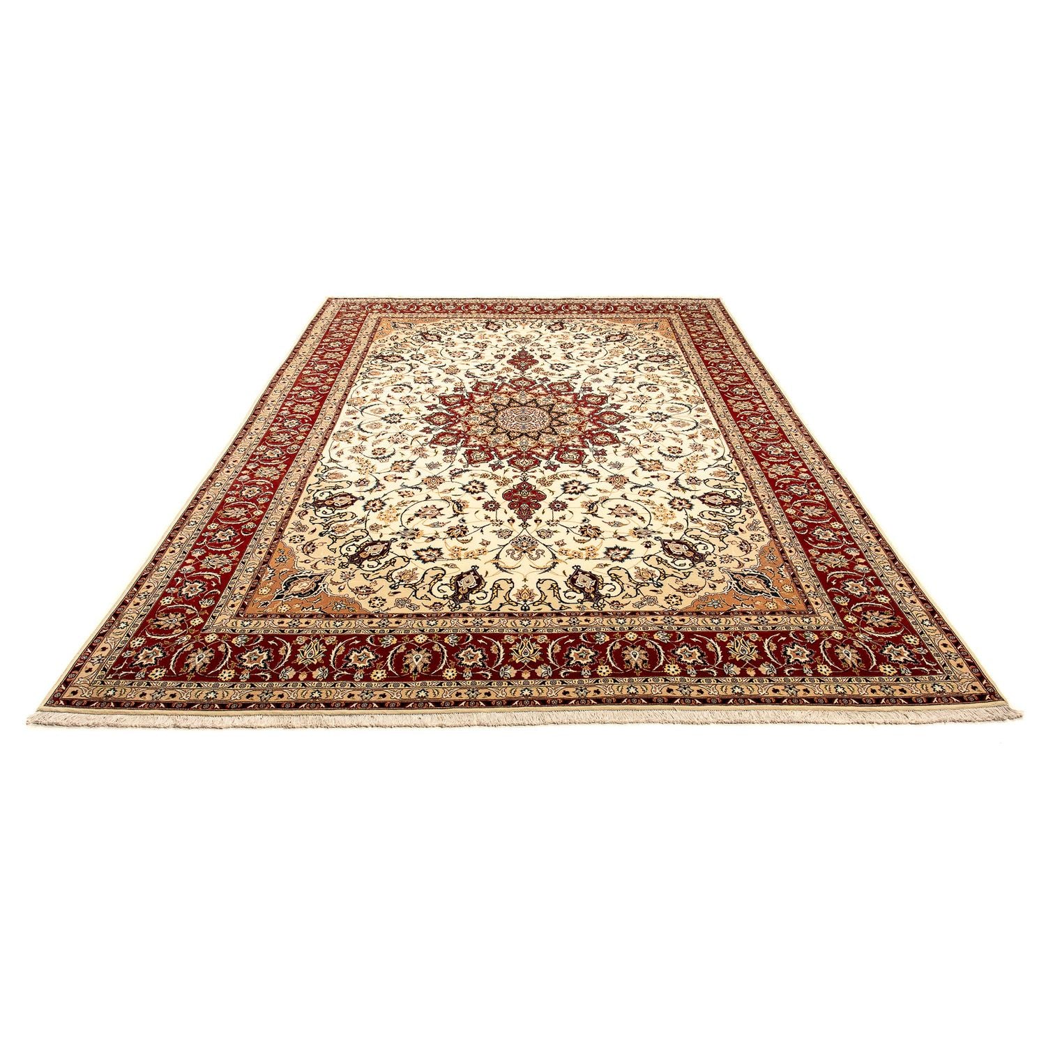 Persisk tæppe - Tabriz - Royal - 372 x 251 cm - beige