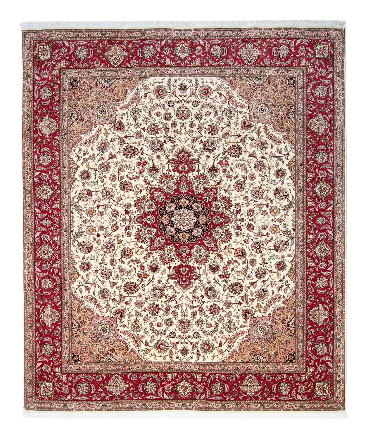 Persisk tæppe - Tabriz - Royal - 300 x 250 cm - rød