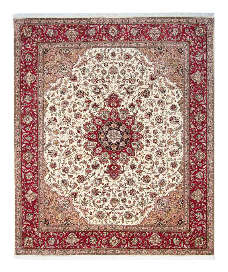 Persisk tæppe - Tabriz - Royal - 300 x 250 cm - rød