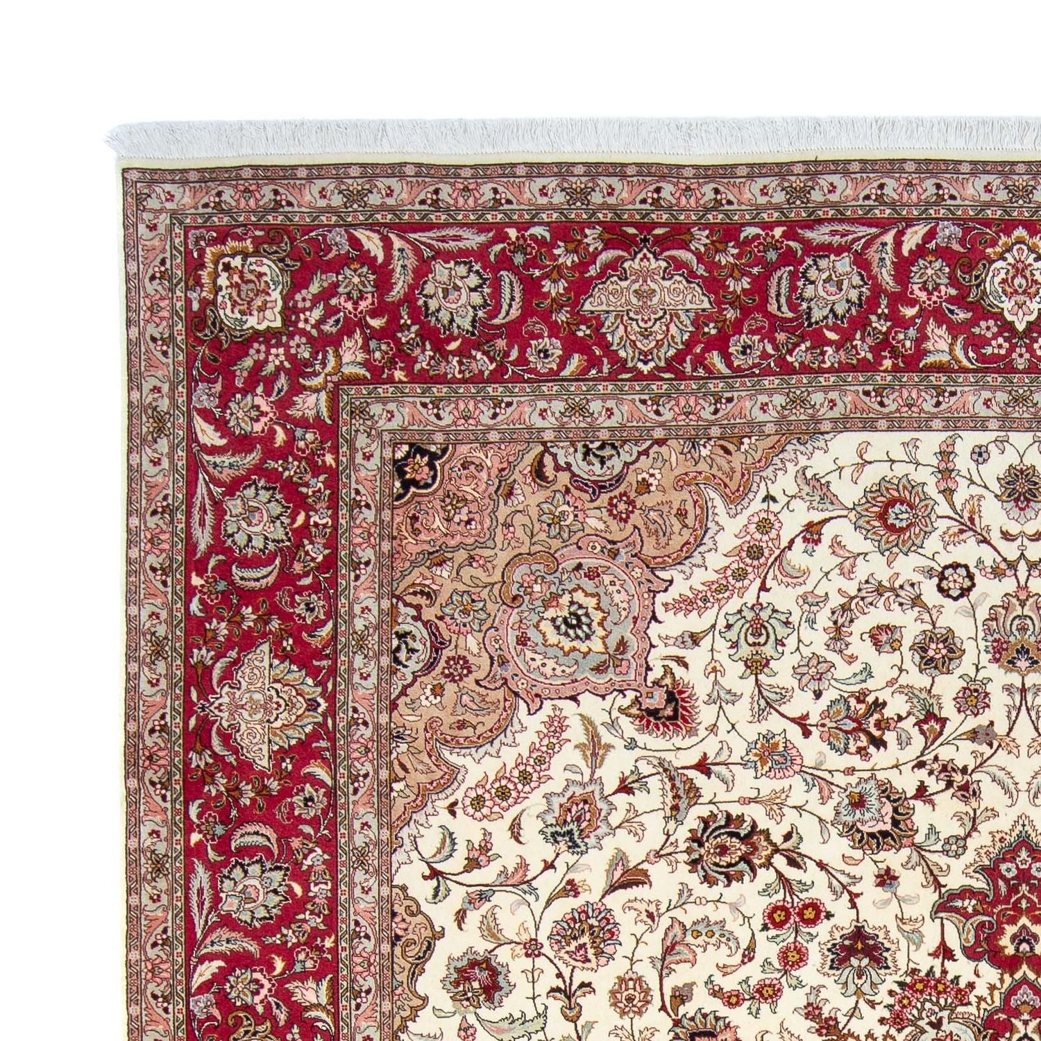 Persisk tæppe - Tabriz - Royal - 300 x 250 cm - rød