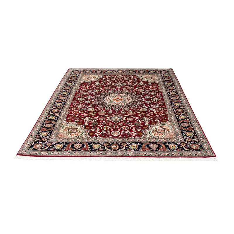 Persisk tæppe - Tabriz - Royal - 196 x 155 cm - mørkerød