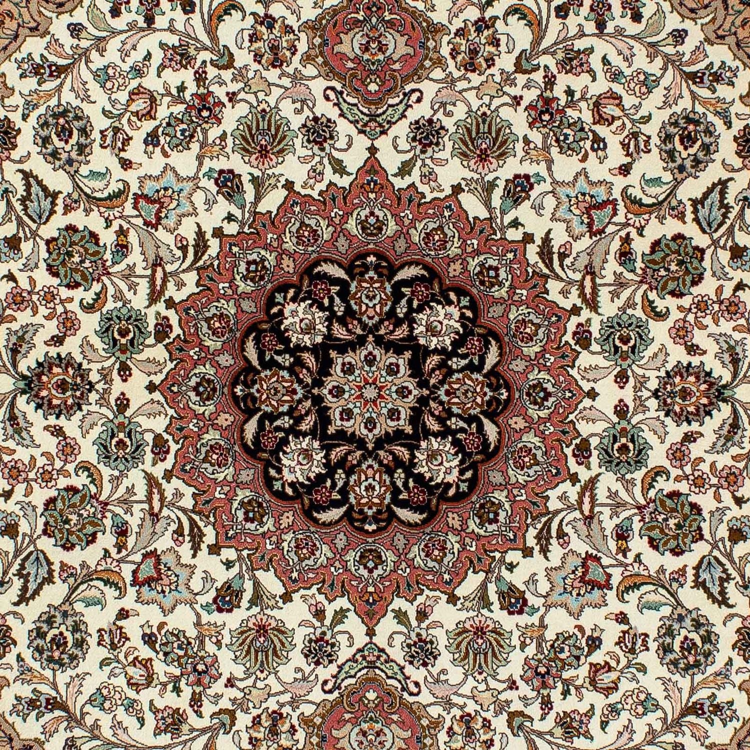 Persisk tæppe - Tabriz - Royal - 204 x 154 cm - beige
