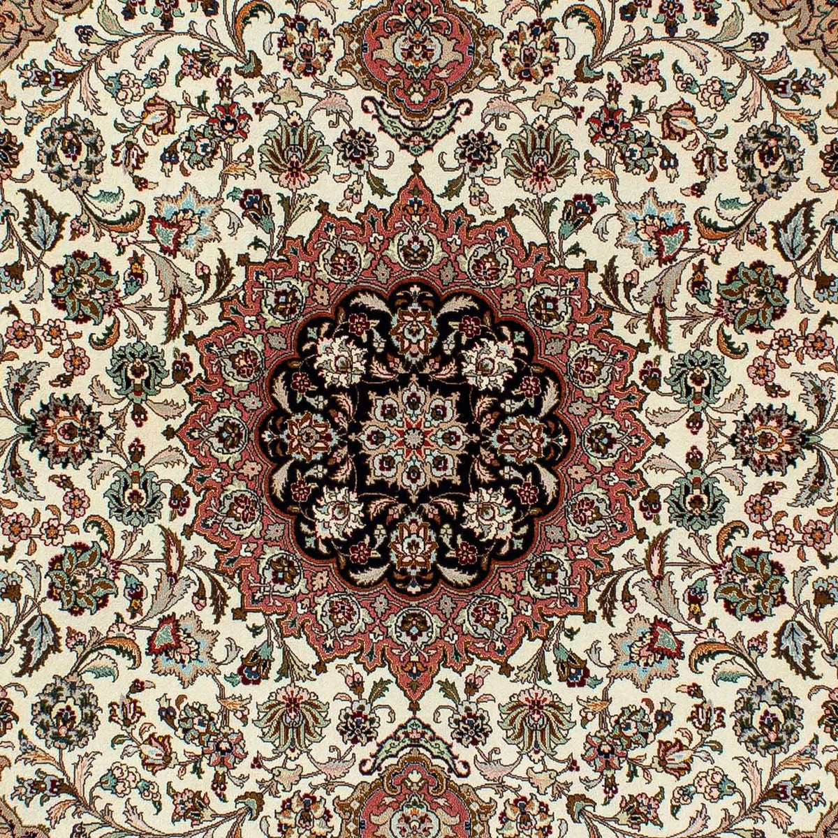 Persisk tæppe - Tabriz - Royal - 204 x 154 cm - beige