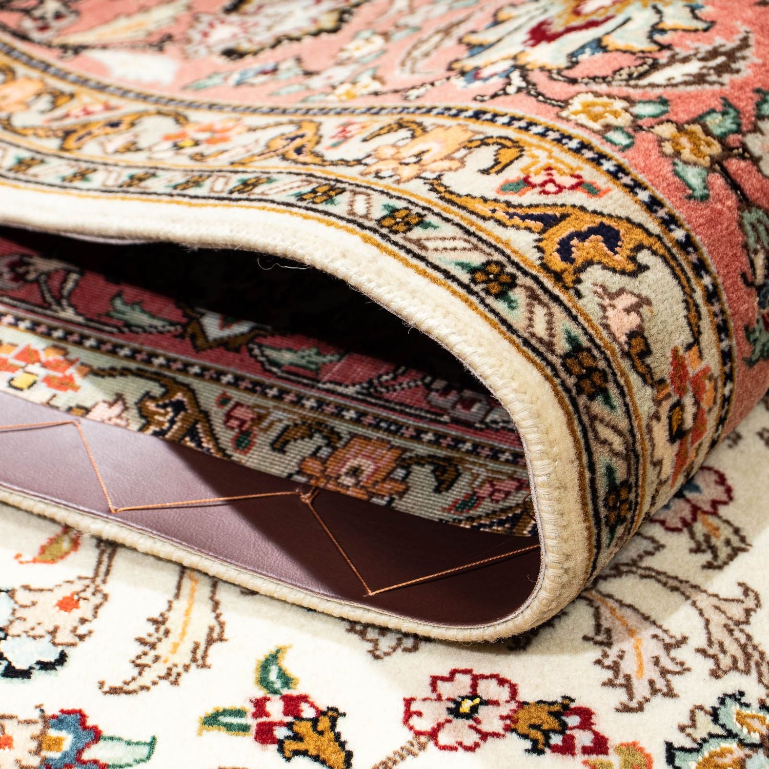 Persisk tæppe - Tabriz - Royal - 204 x 154 cm - beige