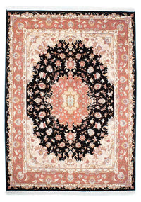 Persisk tæppe - Tabriz - Royal - 233 x 173 cm - mørkeblå