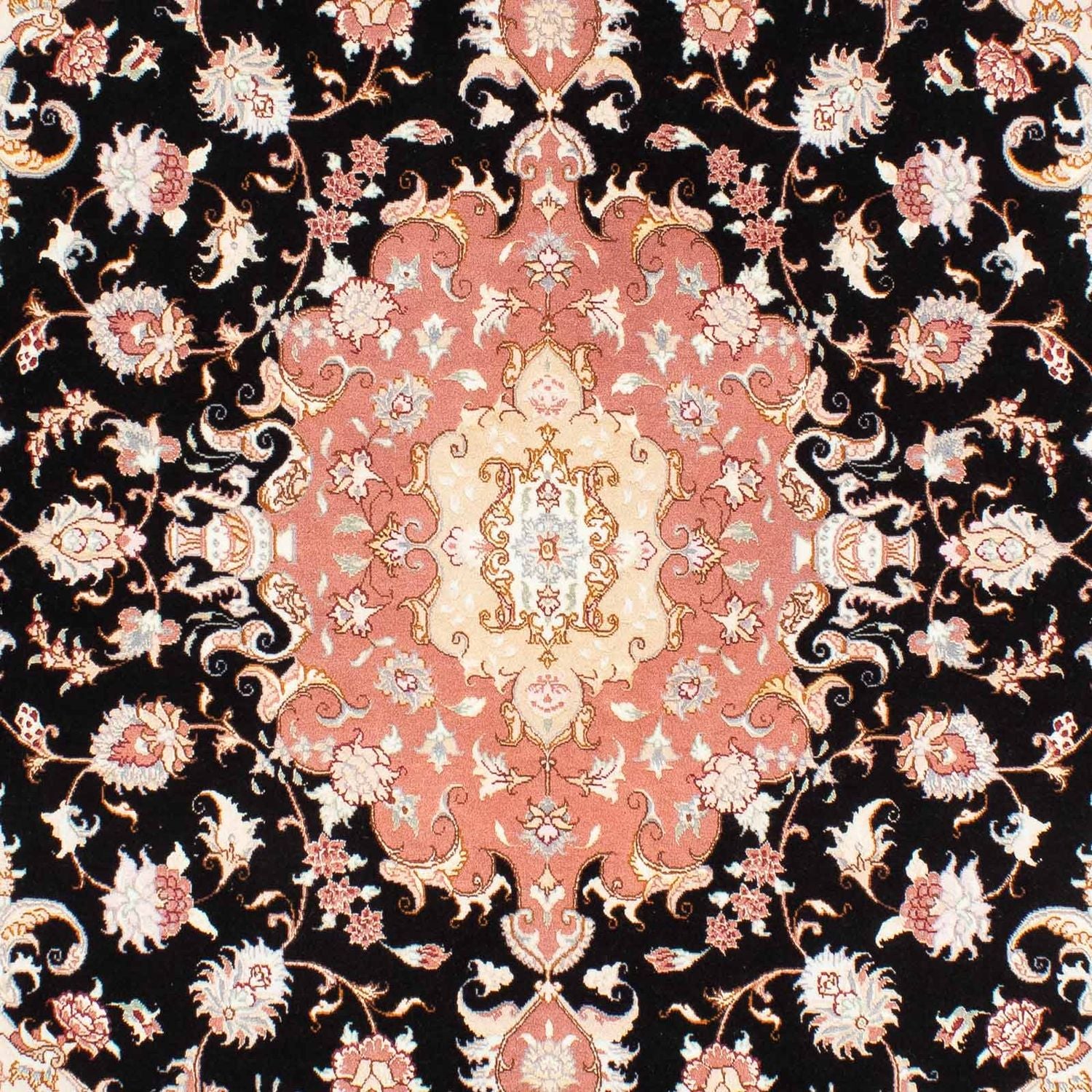 Persisk tæppe - Tabriz - Royal - 233 x 173 cm - mørkeblå