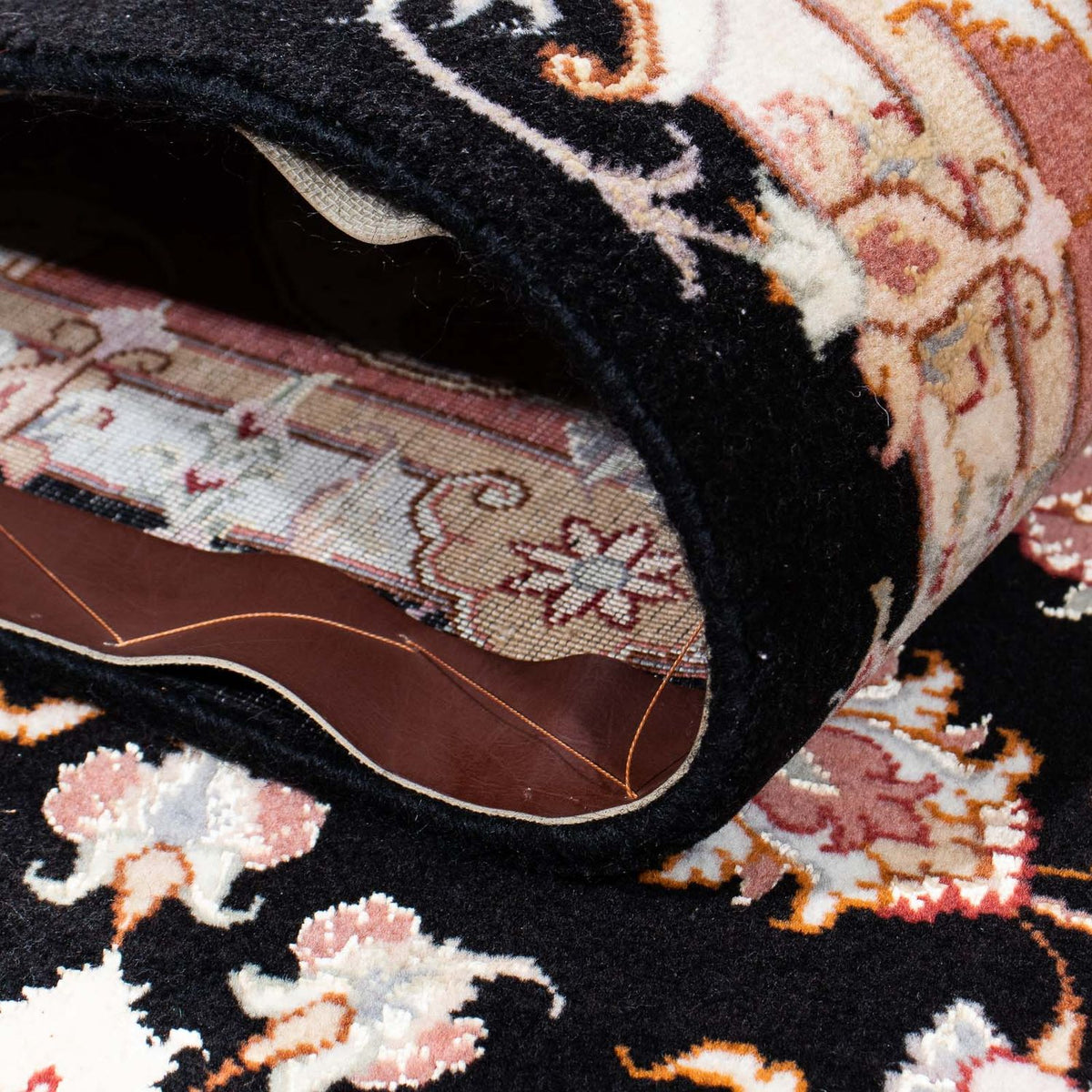 Persisk tæppe - Tabriz - Royal - 233 x 173 cm - mørkeblå