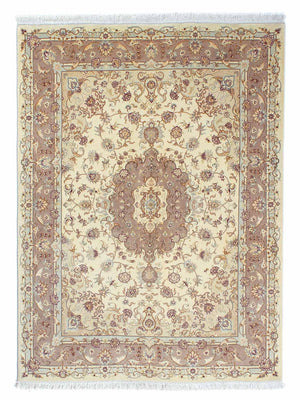 Persisk tæppe - Tabriz - Royal - 195 x 153 cm - beige