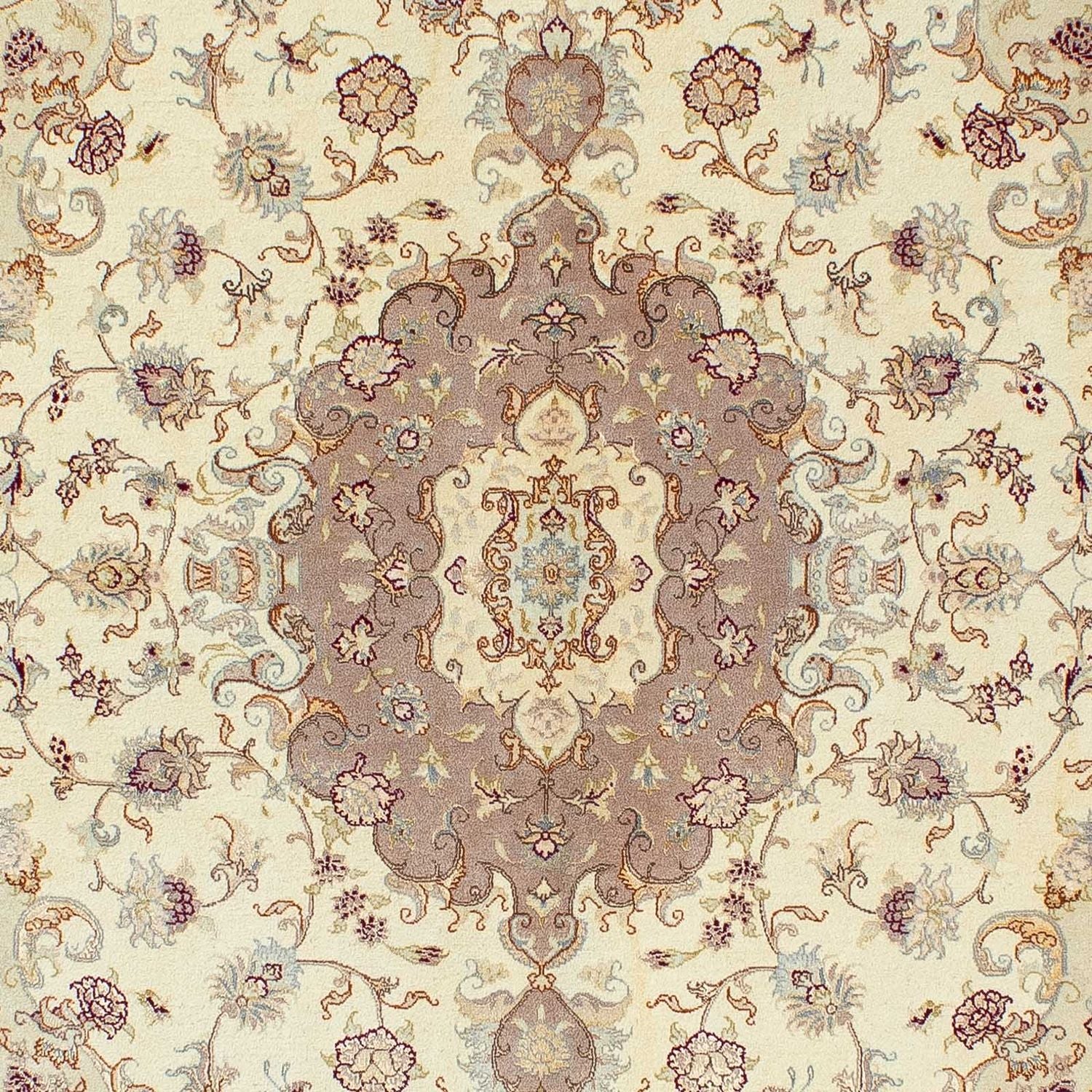 Persisk tæppe - Tabriz - Royal - 195 x 153 cm - beige
