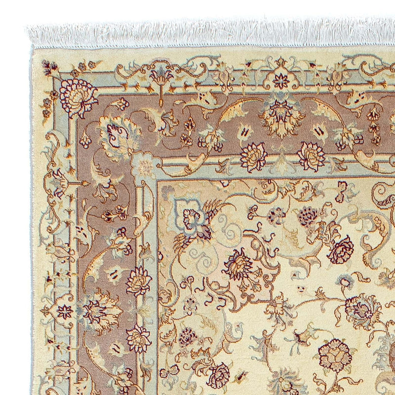 Persisk tæppe - Tabriz - Royal - 195 x 153 cm - beige