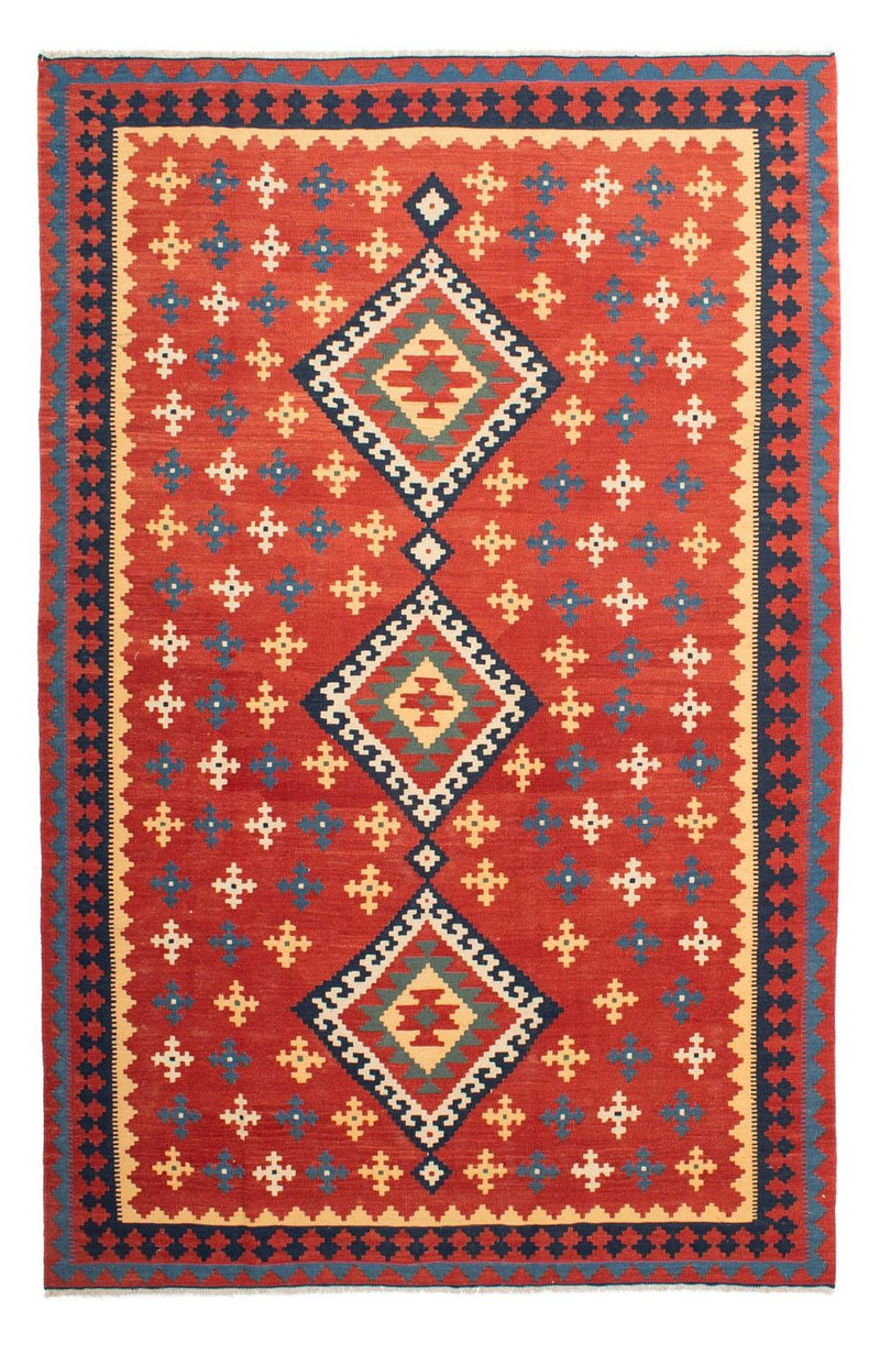 Kelim-tæppe - orientalsk - 307 x 200 cm - rust