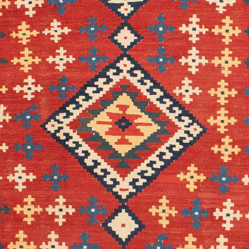 Kelim-tæppe - orientalsk - 307 x 199 cm - rød