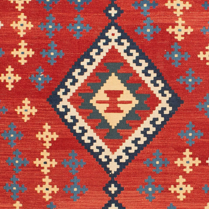 Kelim-tæppe - orientalsk - 314 x 204 cm - rød