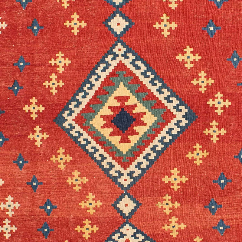 Kelim-tæppe - orientalsk - 271 x 215 cm - rød