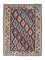 Kelim-tæppe - orientalsk - 167 x 126 cm - flerfarvet