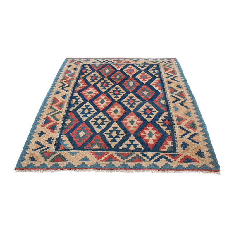 Kelim-tæppe - orientalsk - 167 x 126 cm - flerfarvet