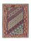 Kelim-tæppe - orientalsk - 166 x 127 cm - blå