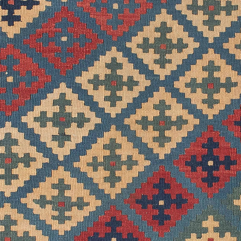 Kelim-tæppe - orientalsk - 166 x 127 cm - blå