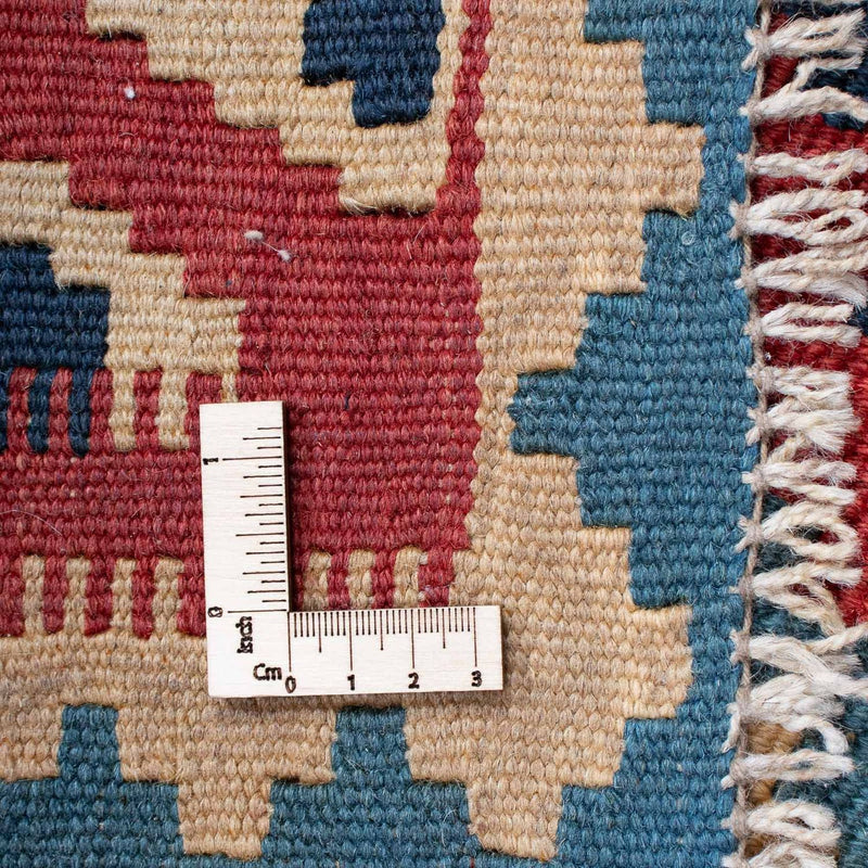 Kelim-tæppe - orientalsk - 166 x 127 cm - blå