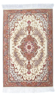Persisk tæppe - Tabriz - Royal - 93 x 61 cm - beige