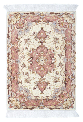 Persisk tæppe - Tabriz - Royal - 89 x 62 cm - beige