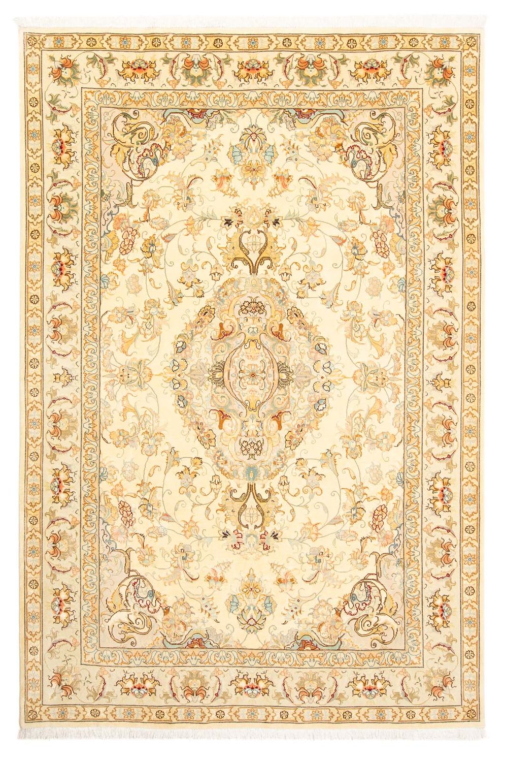 Persisk tæppe - Tabriz - Royal - 307 x 198 cm - beige
