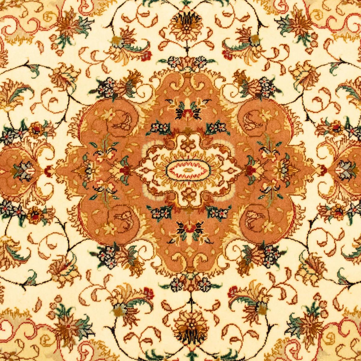 Persisk tæppe - Tabriz - Royal - 144 x 100 cm - beige
